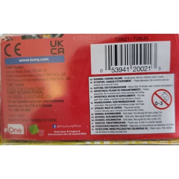 RICKY ZOOM - RICKY 3" Motor Bike Figure Toy Tomy - Picture 7 of 10